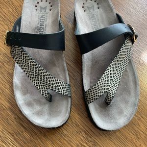 MEPHISTO Helen Mix Black size 10 40euro NWOT